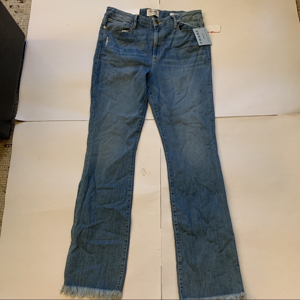 FRAME Le Mini Boot mid-rise jeans